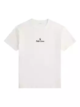 Футболка с вышитым логотипом POLO RALPH LAUREN, белый