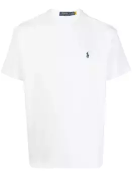 Футболка с вышитым логотипом POLO RALPH LAUREN, белый