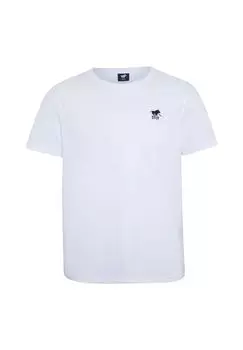 Футболка с вышитым логотипом POLO SYLT, цвет Bright White