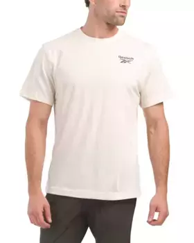 Футболка с вышитым логотипом Reebok, цвет Birch