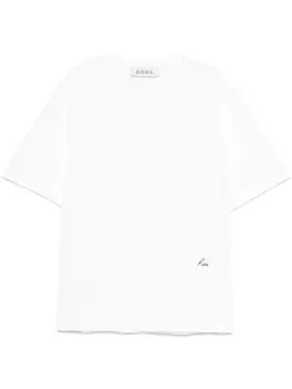 Футболка с вышитым логотипом Rhe, белый