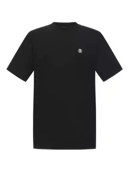 Футболка с вышитым логотипом Roberto Cavalli, черный