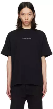 Футболка с вышитым логотипом Stone Island