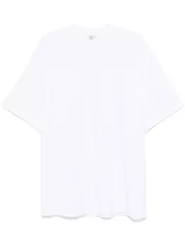 Футболка с вышитым логотипом VETEMENTS, белый