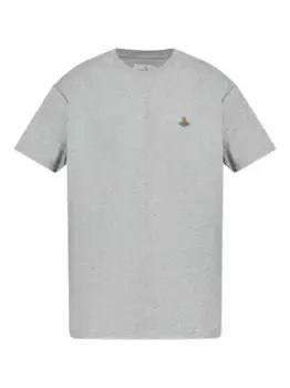 Футболка с вышитым логотипом Vivienne Westwood, серый