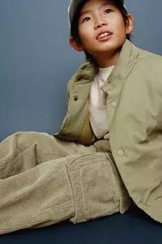 Футболка с вышитым лозунгом ZARA, устрично-белый