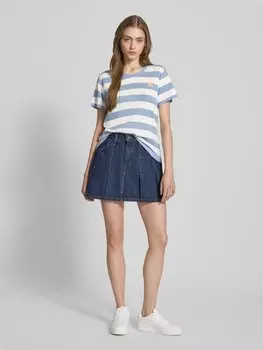 Футболка с вышитым мотивом модель 'JINX' Pepe Jeans, синий