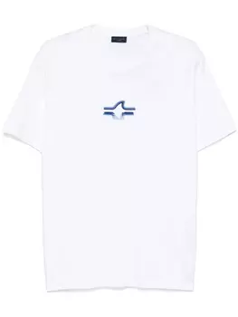 Футболка с вышитым мотивом Paul & Shark, белый