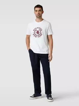 Футболка с вышитым мотивом Tommy Hilfiger, белый