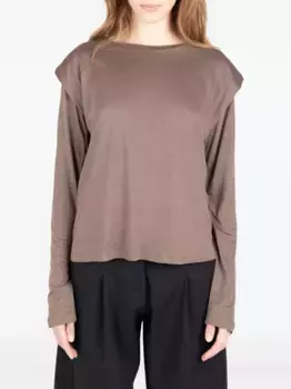 Футболка с вышитыми цифрами Socit Anonyme, нейтральный