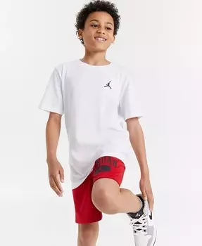 Футболка с вышивкой Big Boys Jumpman Air Jordan, черный