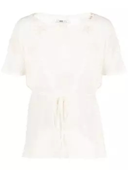 Футболка с вышивкой BODE, бежевый