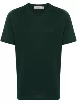 Футболка с вышивкой Canali, зеленый
