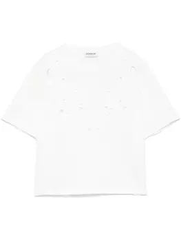 Футболка с вышивкой DONDUP, белый
