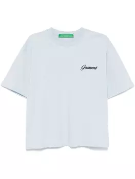 Футболка с вышивкой Garment workshop, синий