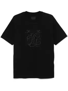 Футболка с вышивкой HG Givenchy, черный