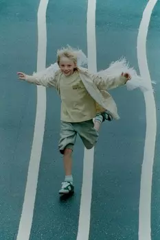 Футболка с вышивкой и принтом ZARA, светло-зеленый