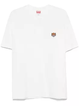 Футболка с вышивкой Kenzo "Lucky Tiger", белый