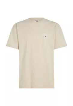 Футболка с вышивкой логотипа, мужская TOMMY Jeans, цвет Acg Newsprint