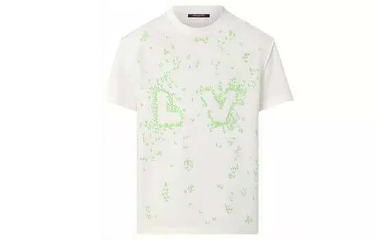 Футболка с вышивкой LV Spread Louis Vuitton, белый