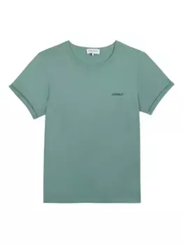 Футболка с вышивкой Maison Labiche, зеленый