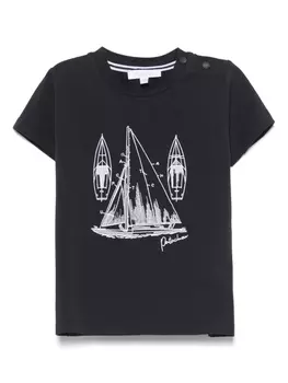 Футболка с вышивкой Patachou, синий