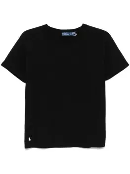 Футболка с вышивкой Polo Pony Polo Ralph Lauren, черный