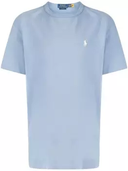 Футболка с вышивкой Polo Pony Polo Ralph Lauren, синий