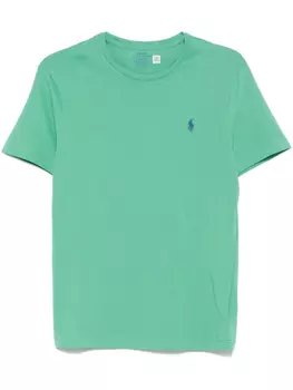 Футболка с вышивкой Polo Pony Polo Ralph Lauren, зеленый