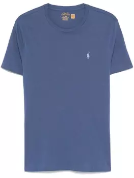 Футболка с вышивкой Polo Pony Polo Ralph Lauren, синий