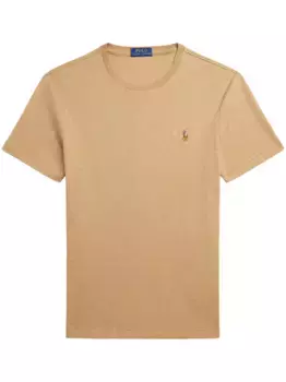 Футболка с вышивкой Polo Pony POLO RALPH LAUREN, коричневый