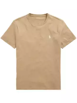 Футболка с вышивкой Polo Pony POLO RALPH LAUREN, коричневый