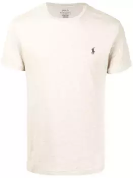 Футболка с вышивкой POLO RALPH LAUREN, нейтральный