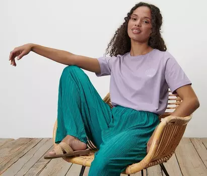 Футболка с вышивкой Tchibo