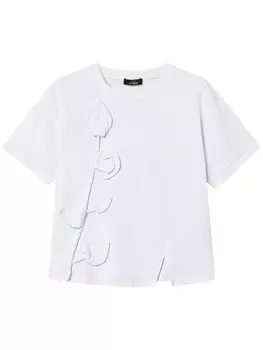 Футболка с вышивкой TWINSET, белый