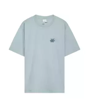 Футболка с вышивкой узлом арона Filling Pieces, синий