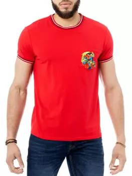 Футболка с вышивкой X Ray, красный