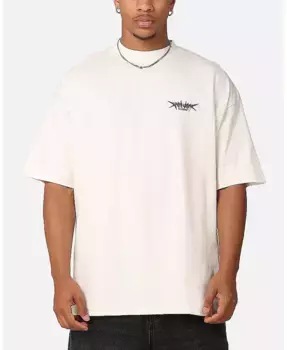 Футболка с высоким воротником Metal The Anti Order, коричневый/бежевый