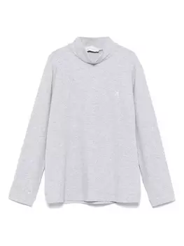 Футболка с высоким воротником Monnalisa, серый