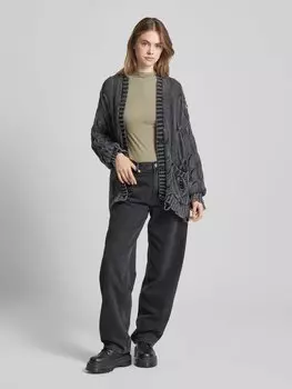 Футболка с вывернутыми наизнанку швами модель «Джен» WEEKDAY, оливковый