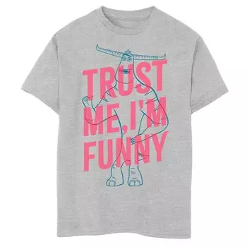 Футболка с забавной цитатой Тайлора для мальчиков 8–20 лет Disney/Pixar «Монстры на работе» Licensed Character