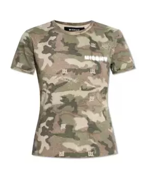 Футболка с забавным мотивом Misbhv, зеленый