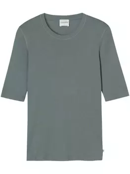 Футболка с закрытым круглым вырезом Closed, зеленый