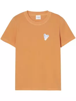 Футболка с закрытым принтом Closed, оранжевый