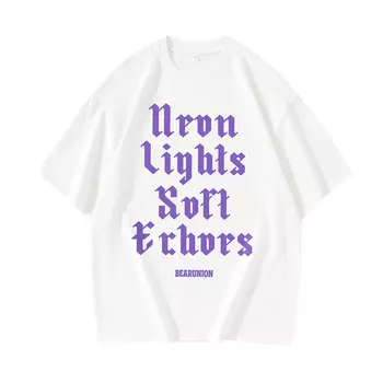 Футболка с заниженной линией плеч, унисекс BEAR UNION, черный