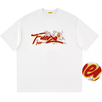 Футболка с заниженной линией плеч, унисекс FUERZA, черный