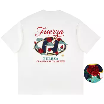 Футболка с заниженной линией плеч, унисекс FUERZA, серый