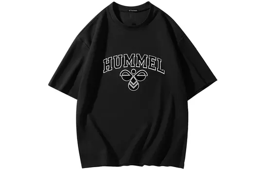 Футболка с заниженной линией плеч унисекс Hummel, черный