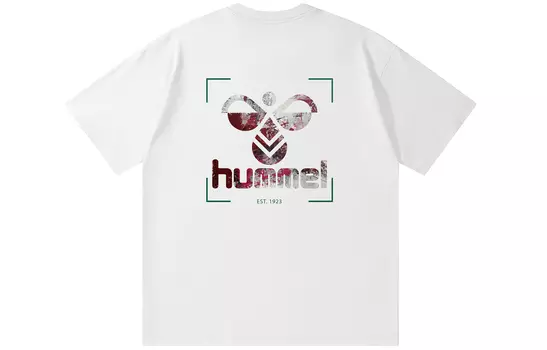 Футболка с заниженной линией плеч, унисекс Hummel, белый