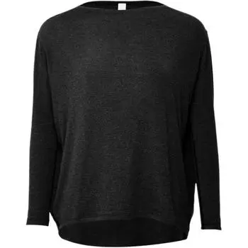 Футболка с заниженной линией плеч, женская Lululemon, Black Gray/HBLK